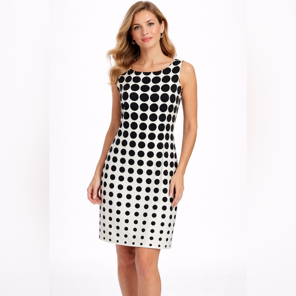 AGB Sleeveless polka dot dress Size 10